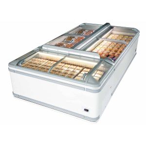 Frozen Food 590W Supermarket Island Freezer