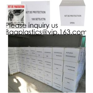 Disposable Plastic Car Cover With Elastic Band Medium Size, Kit De Protection,