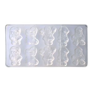 Handmade 3D Special Shape Polycarbonate 3d Chocolate Bar Mold for Kitchen and