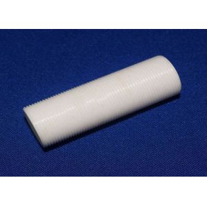 High Temperature Resistant Ceramic Tube Customized Threaded For Insulation