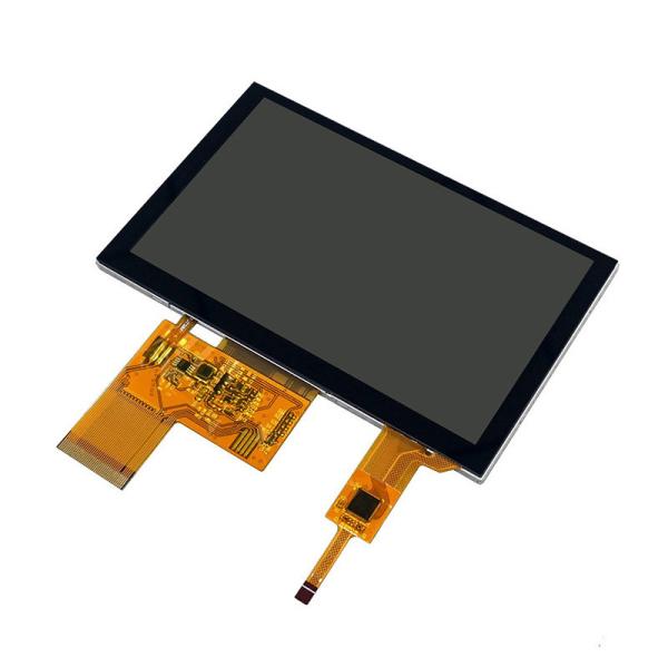 800 X 480 Ips 5 Inch TFT LCD Display TFT Capacitive Touchscreen 16m Colors 1000