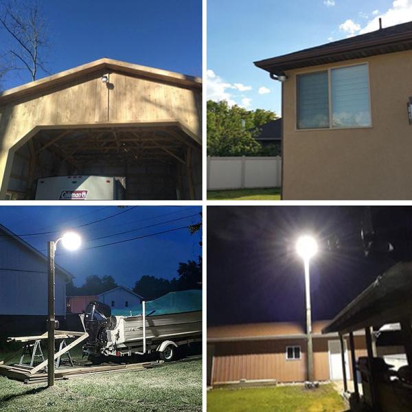 6500K LED Barn Lights Exterior Dusk To Dawn Waterproof IP65 130LM/W