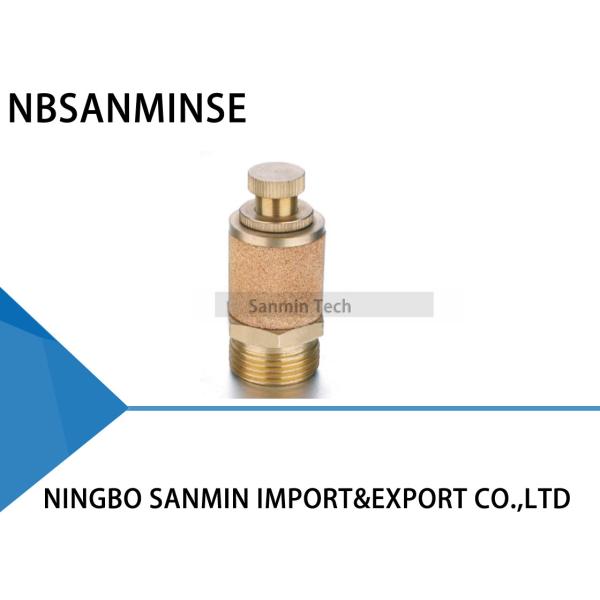 Silencer Sintered Copper Muffler Brass Fitting Exhaust Muffler Throttle Valve