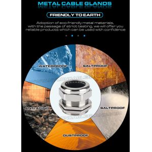 304 Stainless Steel Waterproof Cable Gland