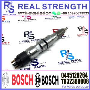 Diesel Fuel Common Rail Injector 0445120192 0445120264 T832360008 For FOTON