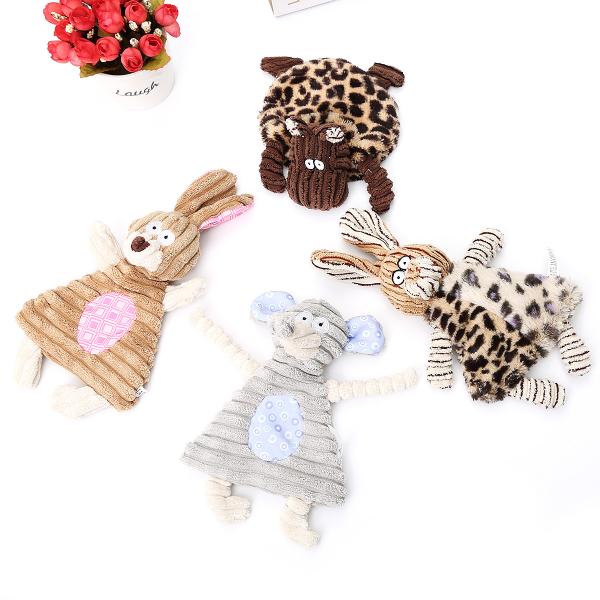 25cm Rabbit Corduroy Pet Plush Toys/pet toys/pet products