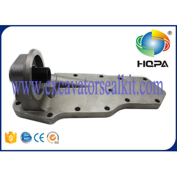 Standard Size Excavator Engine Parts , Silver Oil Cooler Assembly Billet