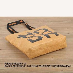 Untearable Washable Promotional Recycled Custom Logo Printed Waterproof Washable