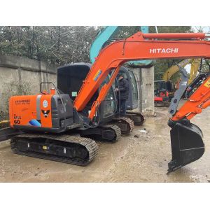Original Japan Used Hitachi ZX60 Mini Crawler Excavator With Hydraulic Thumb