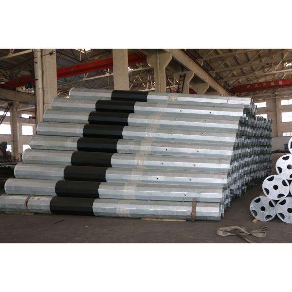 Buy 60FT NEA NGCP Standard galvanised steel power pole For Power Distribution at wholesale prices