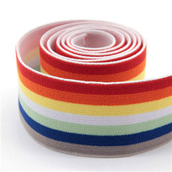 4cm Striped Jacquard Ribbon for Underwear Garment Waistband Jacquard Elastic