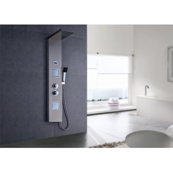 Buy Smart Thermostatic Bath Shower Panels High Efficiency With Dual Handles at wholesale prices