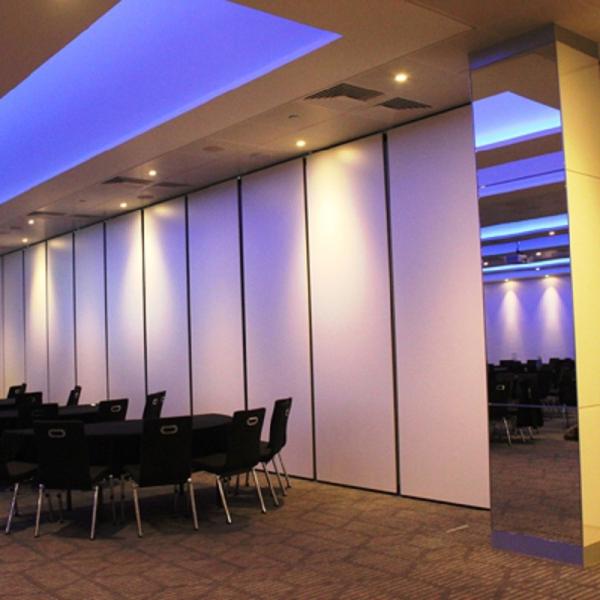 Buy Banquet Hall Acoustic Operable Movable Partition Walls Malaysia Melamine Finish at wholesale prices