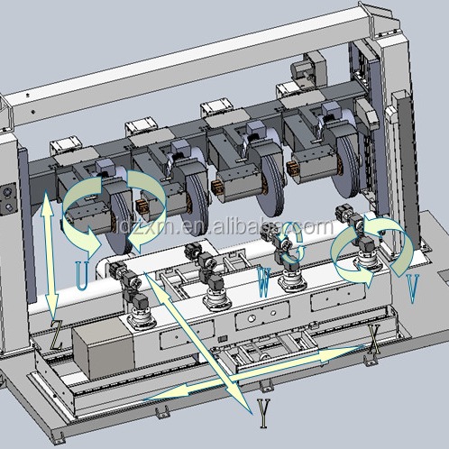 High Flexibility CNC Polishing Machine With Multiple Stations Simultaneous