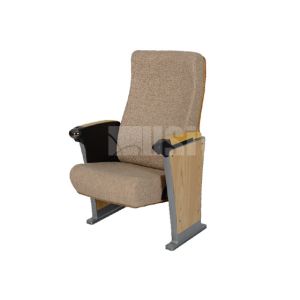 Ultra Premium Wood Surfaced Conference Hall Chairs 560mm - 580mm C/C Size