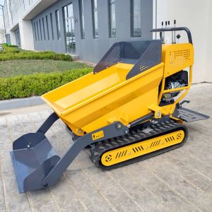 Factory Direct Sales Full Hydraulic Crawler Small Dumper Truck 500kg Constructio