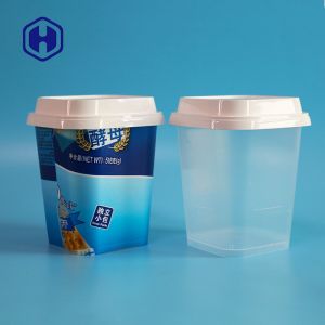 Mold Label Ice Cream Dairy 22OZ IML Plastic Containers