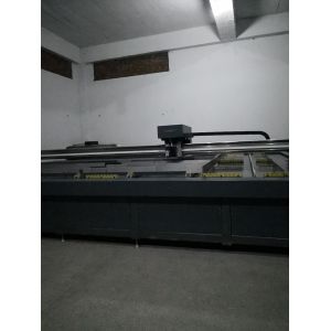 UV Digital Flat Engraving System, Industrial Flatbed Laser Engraver Textile
