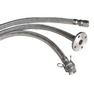10mm Stainless Steel Flexible Hose With Cable Threading Protection Sleeve