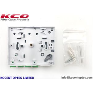 4 Ports Indoor IP55 Fiber Optic Termination Box with 4 Core Capacity for FTTH