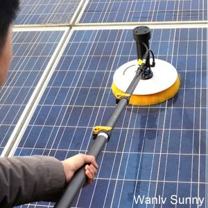 China Aluminum Alloy Solar Panel Cleaner Brush 24 Hours Online Service US Adjustable Head on sale