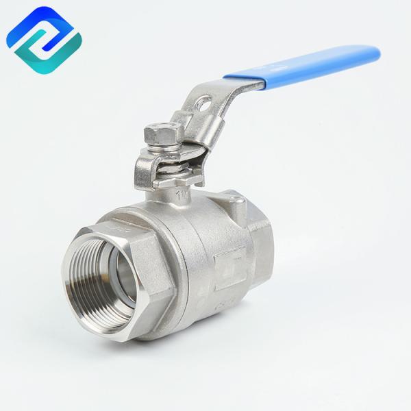 Buy 316ss Lockable 2 Stainless Ball Valve DN32 Threaded End Valve at wholesale prices