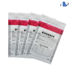 Biodegradable Plastic Security Bags For Confidential Documents / Valuable Goods