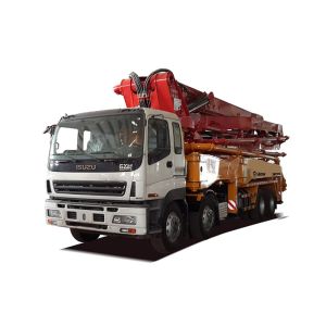 Truck Mounted Concrete Pump 150m³/h Output in Theory S Pipe Valve 289KW Rated