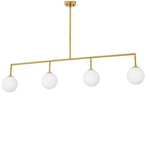 Villa Hall Modern Luxury Art Deco Gold Kitchen Design Crystal Chandelier For