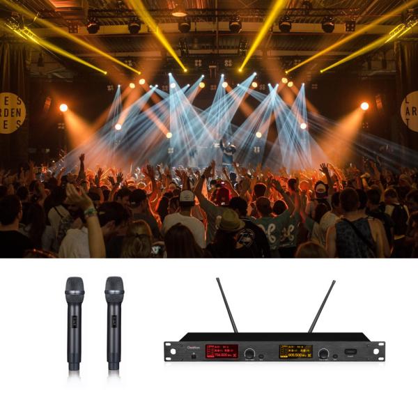 China 90M Dual Channel UHF Wireless Lapel Microphone PPL Synthesized on sale China 90M Dual Channel UHF Wireless Lapel Microphone PPL Synthesized on sale