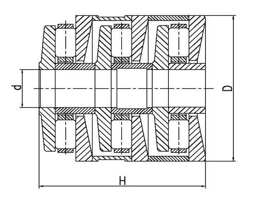 T3AR1949E 19*49*67mm Tandem Thrust bearings for twin extuder gearbox