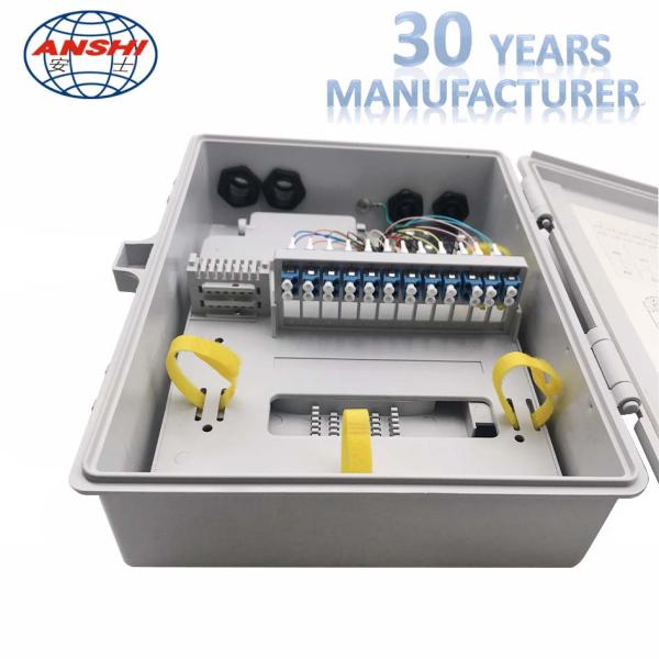 24 Core Waterproof Junction Box , Insert Type Splitter Outdoor Terminal Box