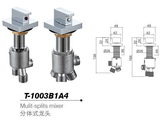 Bathtub mixer,Faucet,cold/hot water basin tap T-1003B1A4