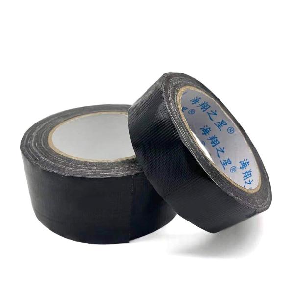 Buy Hot Selling Single Sided Black No Residue Fiber Cloth Tape at wholesale prices