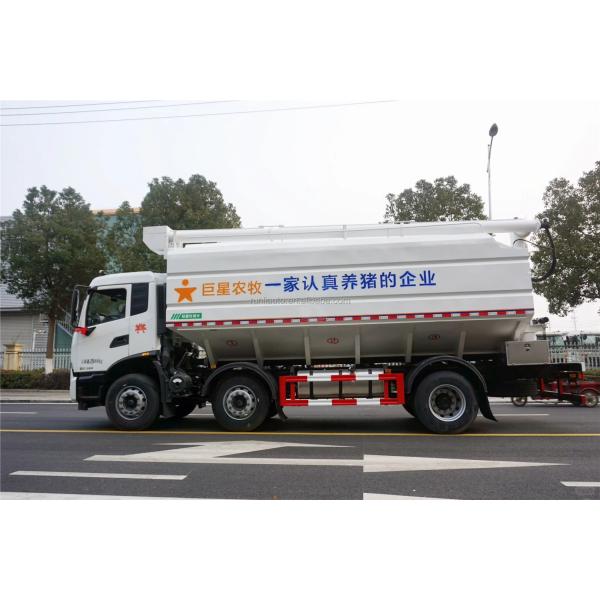 China Factory Customized DFAC DongFeng 6X2 Heavy Duty Livestock Animal Feed Poultry Bulk Feed Tank Truck