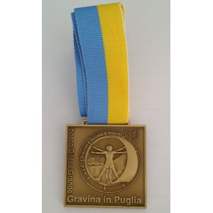 China antique brass plating Finisher  zinc alloy metal medallion on sale