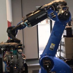 Yaskawa GP225 Handling Robotic Arm 6 Axis With CNGBS Robot Guide Rail For