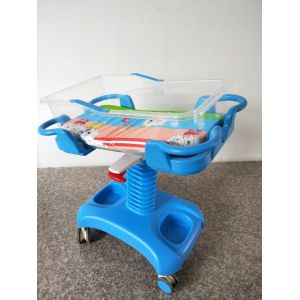 ABS Two Cranks Tilting Adjustable OEM Hospital Baby Crib