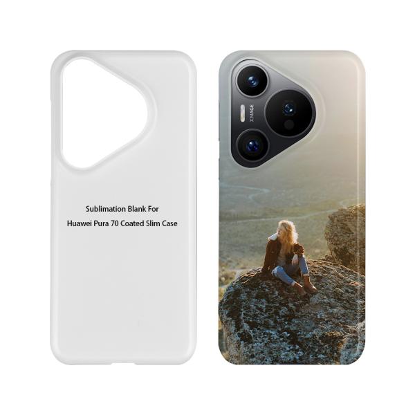 Anti-Fingerprint Sublimation Blanks 3D Slim Phone Case For Huawei P70