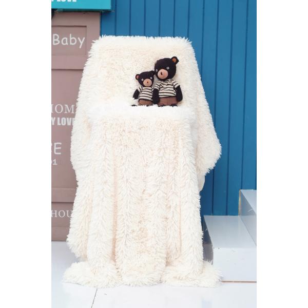 Ultra Long Pile Plush Shaggy Faux Fur Blanket ,Super Soft Toy plush blanket Gift