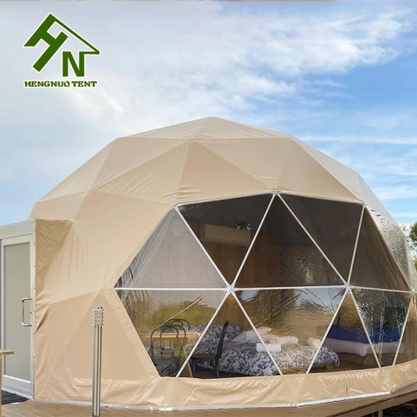 Buy Soundproof Outdoor Party Camping Geodesic Dome Tent With Transparent Window at wholesale prices