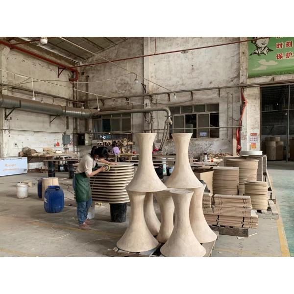 Custom Modern Plywood Console Table Beige Color For Hallway