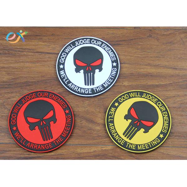 Punisher Armband Velcro PVC Rubber Patch Disposable Waterproof Personality