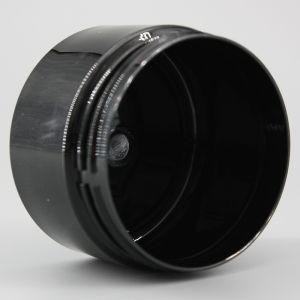 4.06oz 120ml Black Plastic Cosmetic Jars For Ink Glue Packaging
