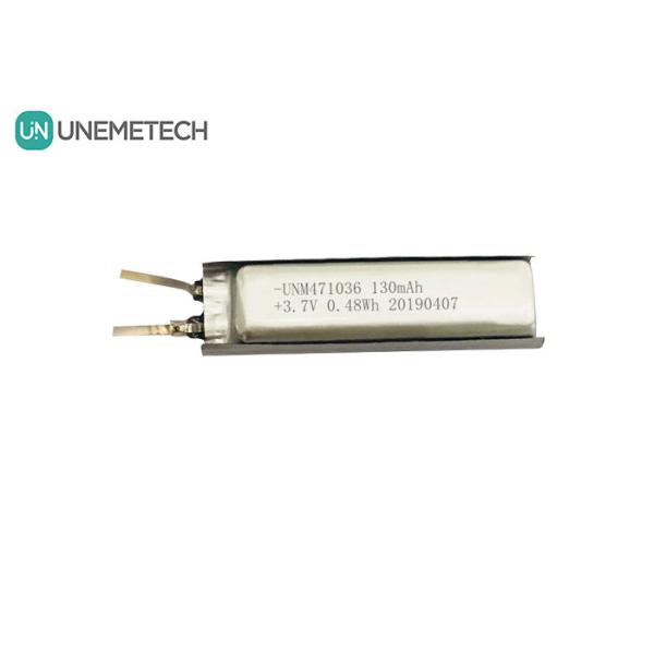 China 3.7 Lithium ion Polymer Battery / IEC62133 Approved 471036 130mAh Lithium Polymer Battery Cell on sale China 3.7 Lithium ion Polymer Battery / IEC62133 Approved 471036 130mAh Lithium Polymer Battery Cell on sale