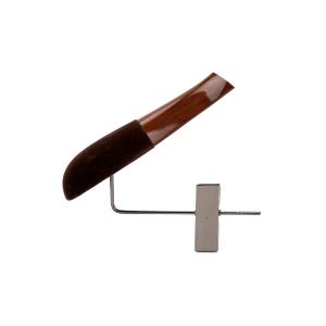 Betterall Solid Wood Velvet Shoulder Wooden Coat Hanger with Clip
