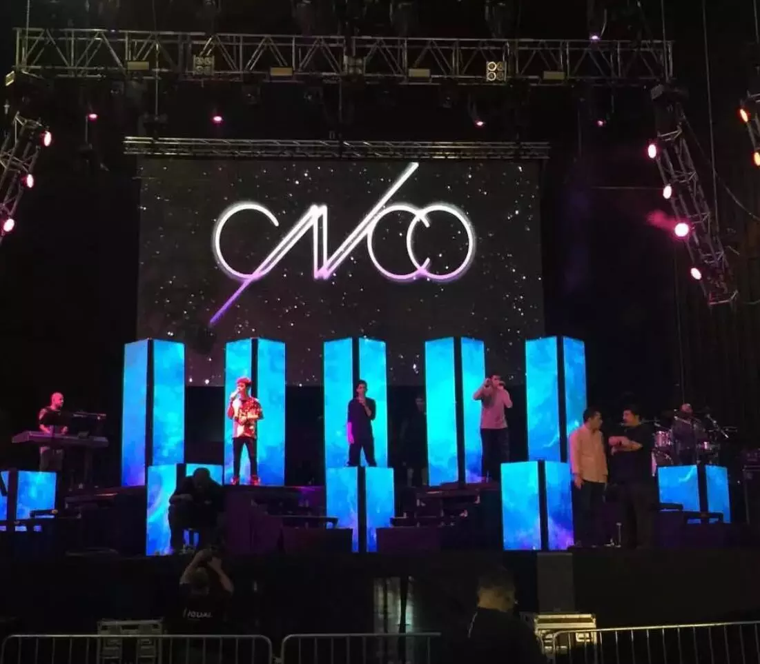 SMD1921 P3.91 Outdoor Rental LED Screen Curved 4000nits