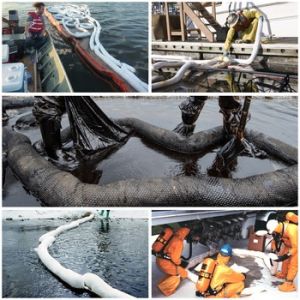 120L Oil Only Spill Kits Wheelie Bin For Hydrocarbons