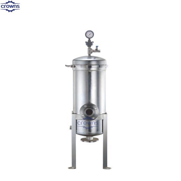 Stainless steel cartridge filter housing with cartridge PP/PE/PTFE/metal cartridge 0.1 micron