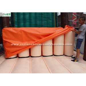 Kids Inflatable Obstacle Sport Mega Run Jungle Basejump Fireproof